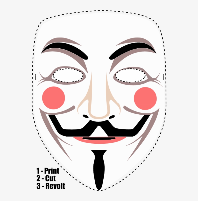 Guy Fawkes Mask, transparent png #894865