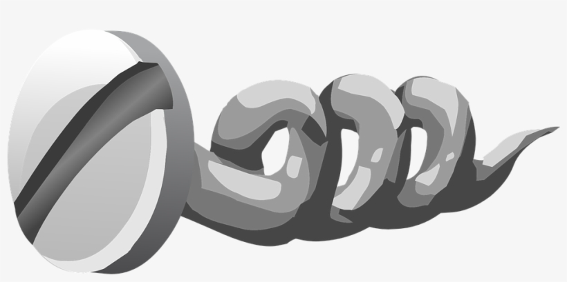 Screw Nail Bolt - Screw Png Vector, transparent png #895337
