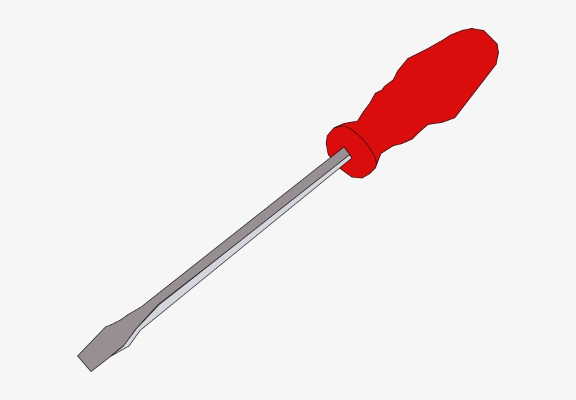 Small - Red Screw Driver, transparent png #895741