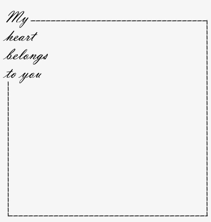 Page Border No - Love Page Borders, transparent png #895830