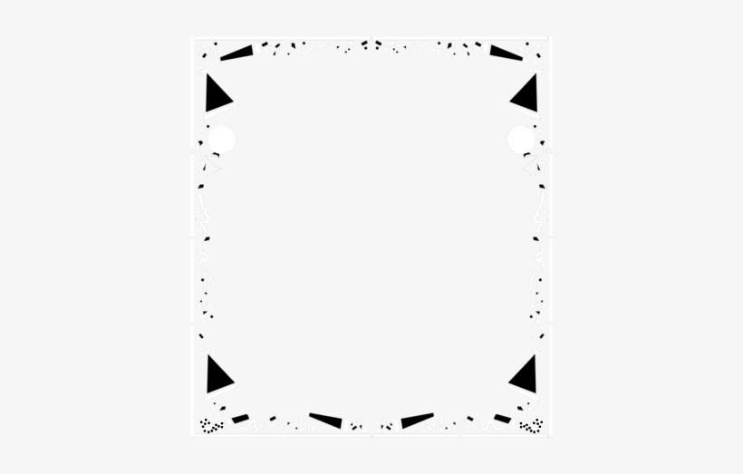 Confetti Clipart Page Border Black And White Party Confetti Free