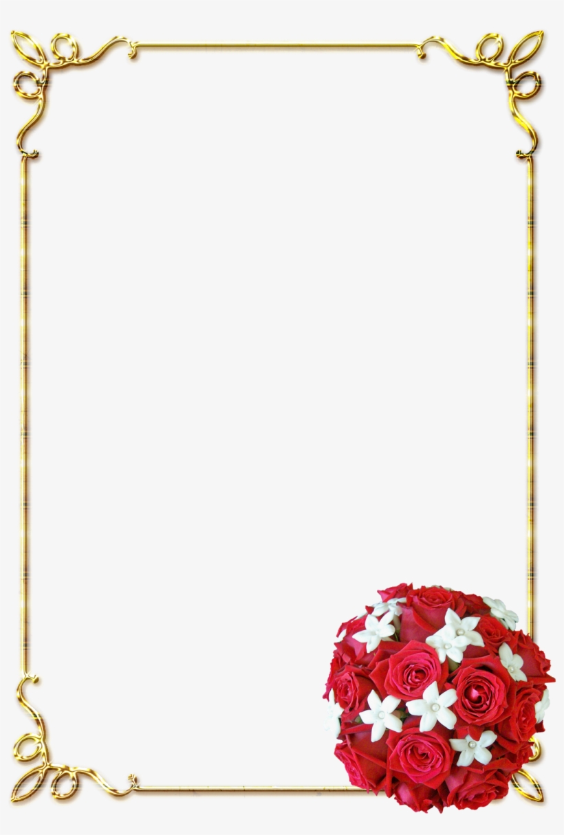 Floral Design - Border Design For Project, transparent png #896080