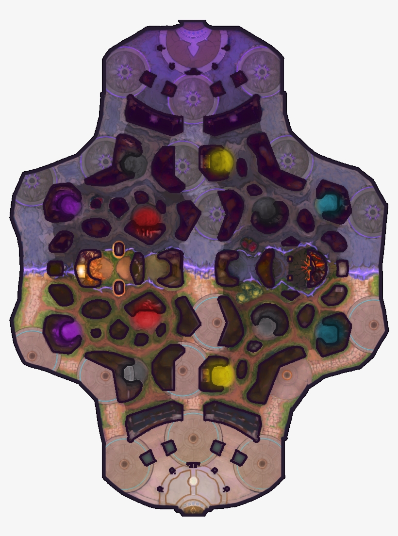 Conquestv5 Minimap - Smite Season 5 Jungle Route, transparent png #896108