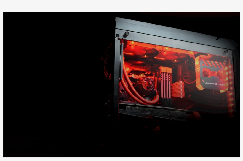 High-end Integrated Aio Liquid Cooling System - Deepcool Dukase Liquid Cooling Mid Tower Case, transparent png #896170