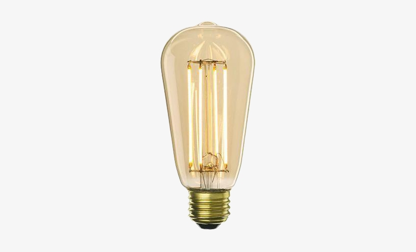 Vintage Light Bulb Png - New Led Light Bulb, transparent png #896443