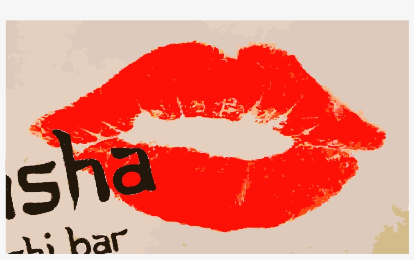 Big Image - Kuss-lippenroter Quadratisches Silberfarbenes Ornament, transparent png #896465