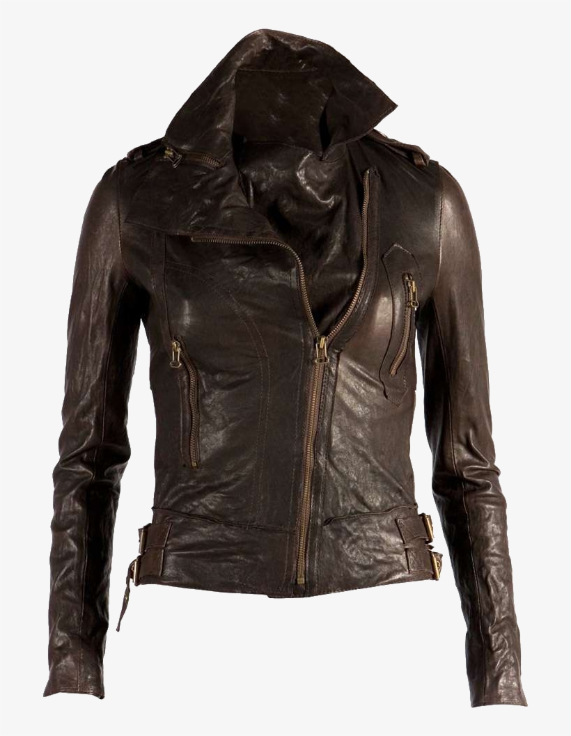 Karen Marcee Leather Jacket - Womens Leather Jackets, transparent png #896587