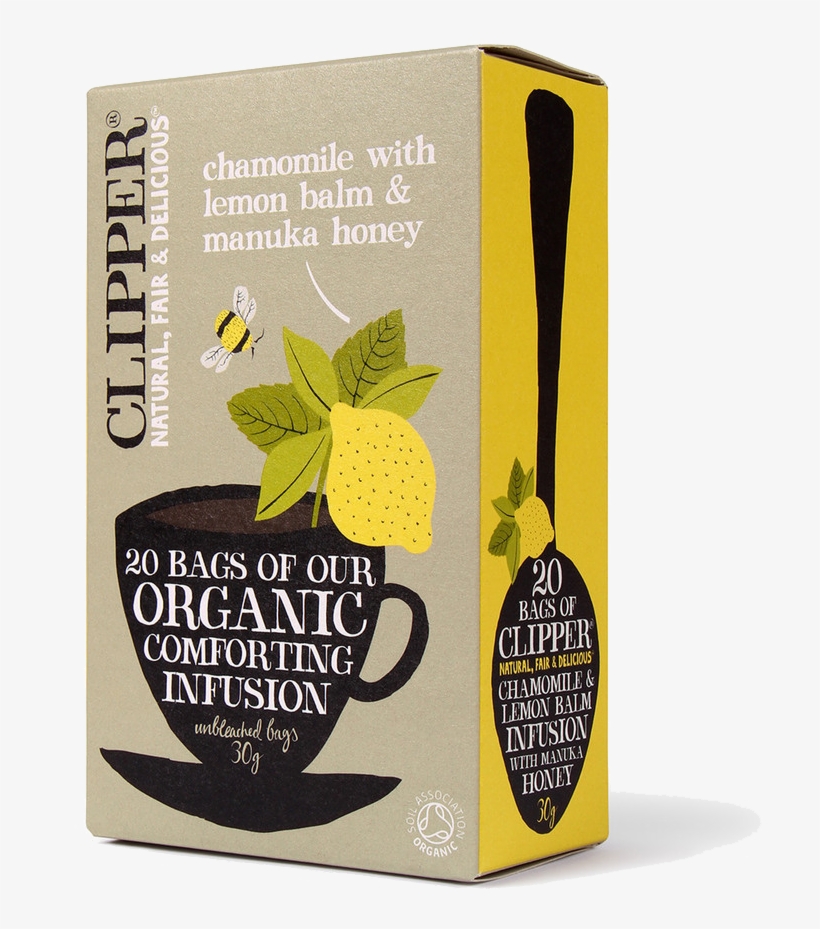 Organic Infusion Chamomile & Lemon Balm With Manuka - Lemon Balm Tea Uk, transparent png #896588