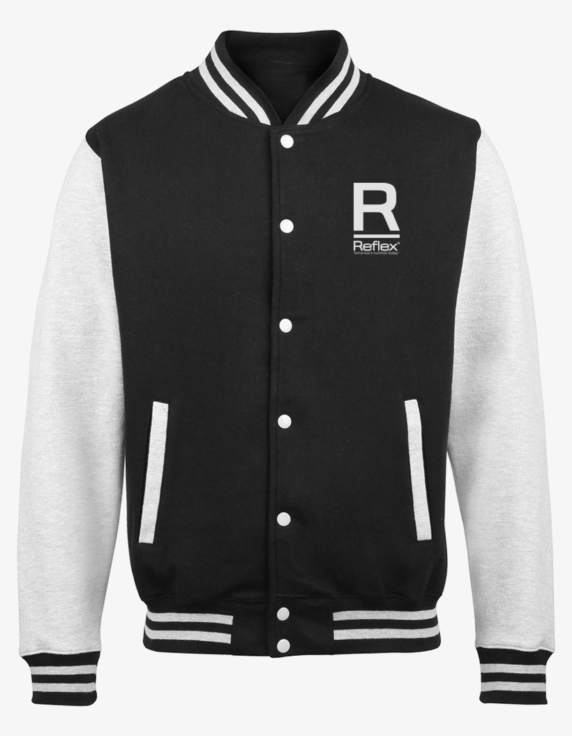 Branded Varsity Jacket With Contrast Sleeves - Team 10 Jacket Jake Paul, transparent png #896808