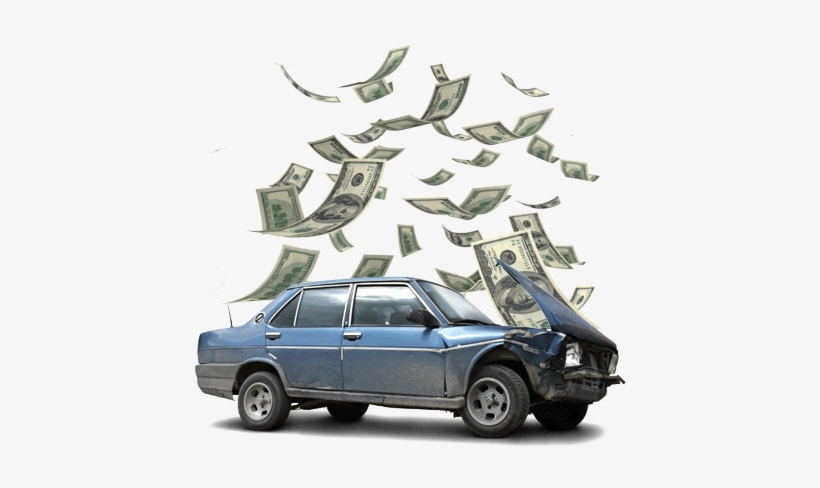 If You Have A Junk Car That You're Ready To Sell, You've - 100 Dollar Bills Falling, transparent png #896972