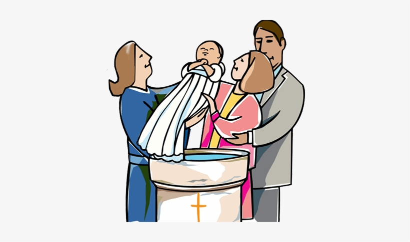 Baptisms - Baby Getting Baptized Cartoon, transparent png #897127