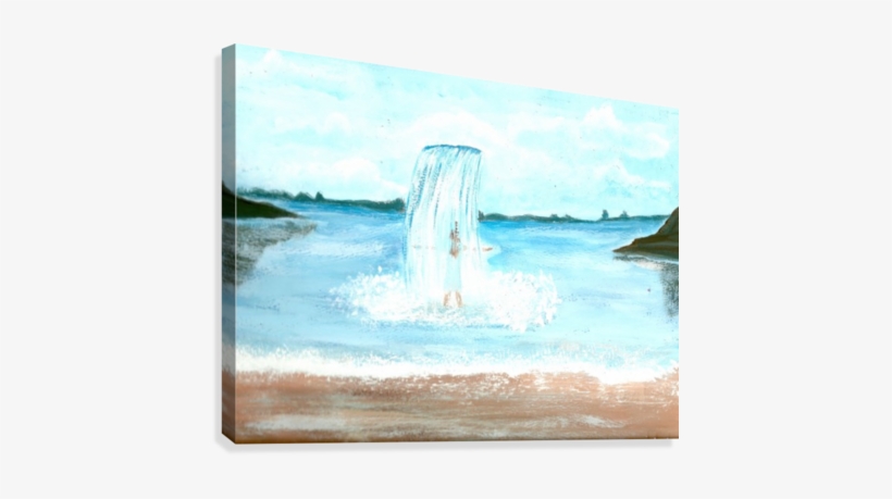 Heavenly Baptism Canvas Print - Sea, transparent png #897231