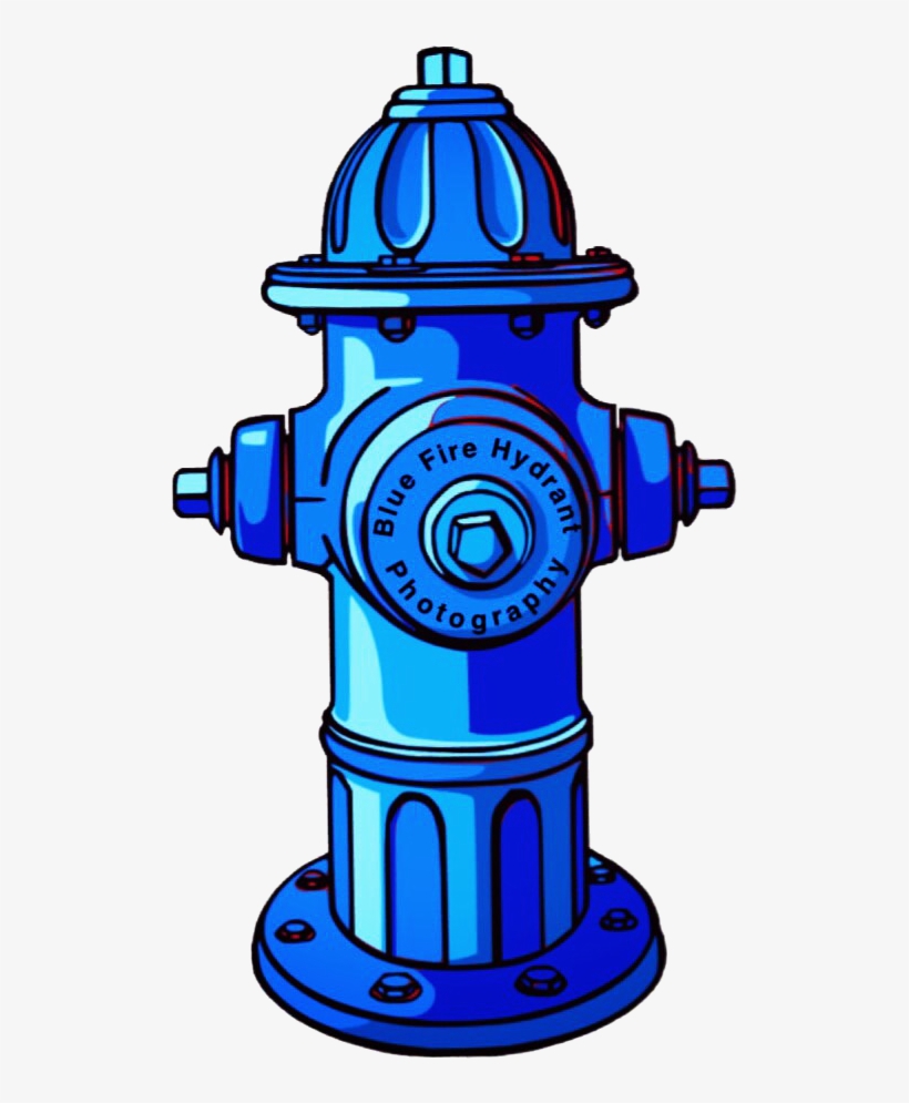 Blue Fire - Clip Art Fire Hydrant, transparent png #897301