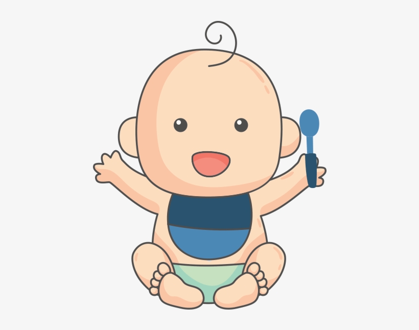 Alimentación Del Bebe - Bebe Caricatura Png, transparent png #897417