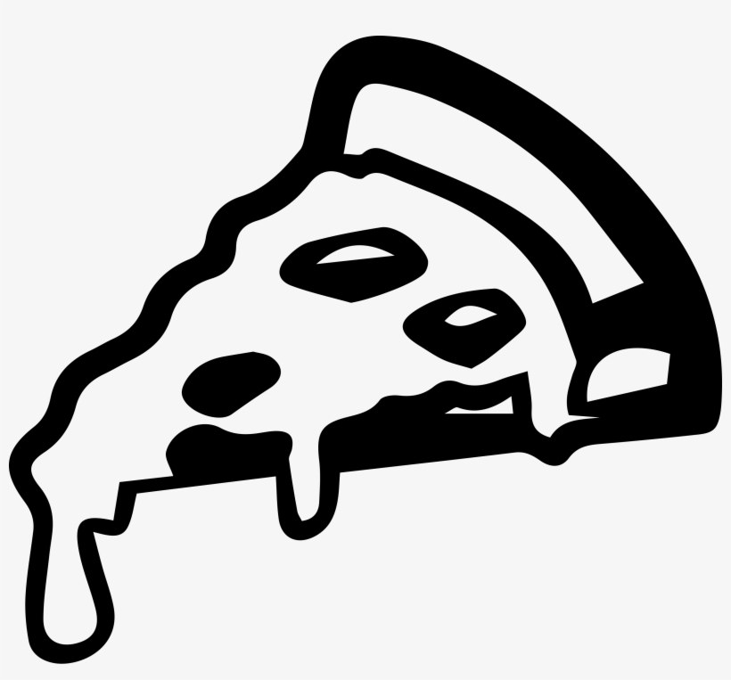 Png Pizza Black And White Did You Ever Taste This Good - Pizza Black Clipart, transparent png #897485