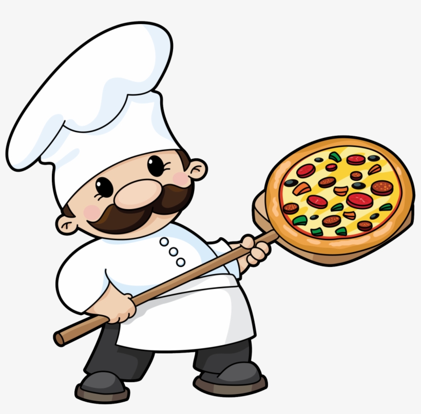 Clip Art Transparent Collection Of Guy High Quality - Pizza Chef Clipart, transparent png #897573