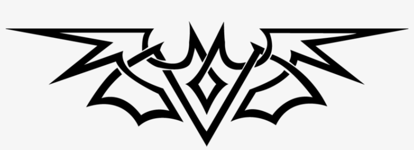 Tribal Bat Tattoo Design On Samoan Drawing Batman Superman - Batman Tattoo Logo, transparent png #897704