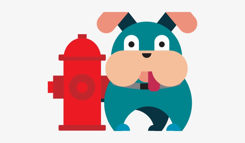 Dogs Can Be Trained To Pee Only On The Pet Hydrant, - Fire Hydrant Graphic Png, transparent png #897754