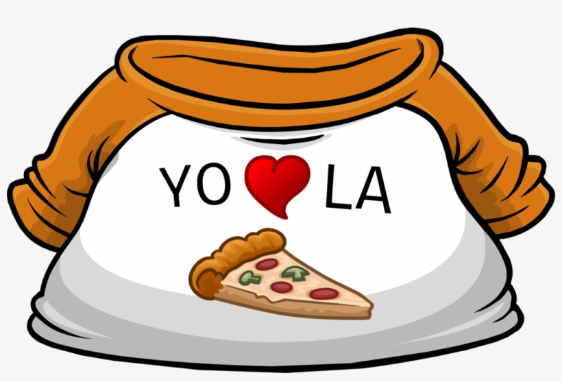 I Heart Pizza T-shirt - Club Penguin Pizza Shirt, transparent png #897823