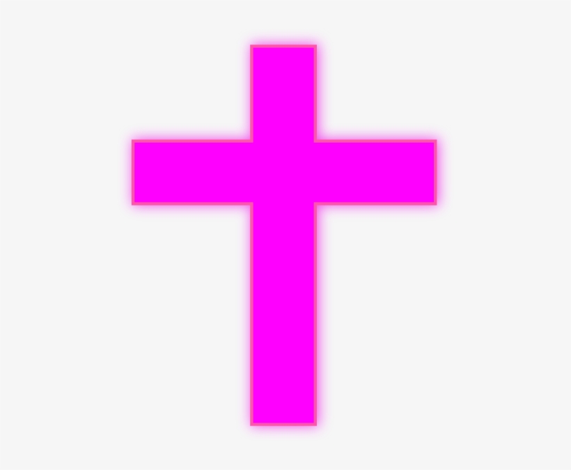 For Developers Light Purple Cross Clipart - Pink Cross, transparent png #898506
