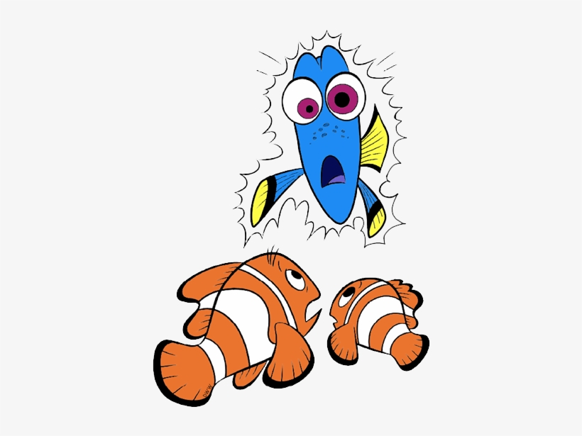 Learn More At Disneyclips - Dory Marlin And Nemo, transparent png #898578