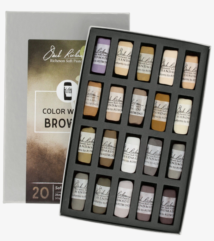 Richeson Soft Handrolled Pastels Set Of - Richeson Soft Handrolled Pastels Set Of 20 - Color:, transparent png #898619