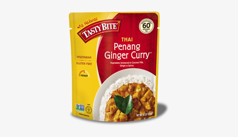Thai Penang Ginger Curry Package - Tasty Bite, transparent png #898658