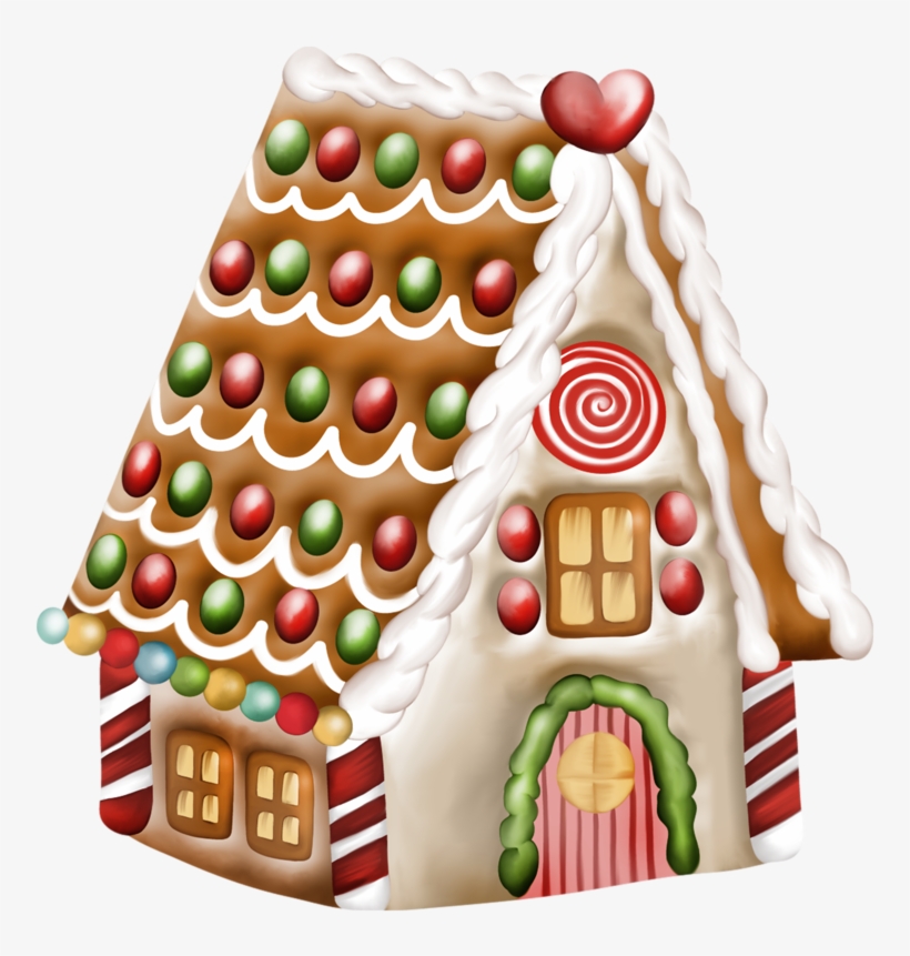 View Full Size - Gingerbread House Clipart Png, transparent png #898659