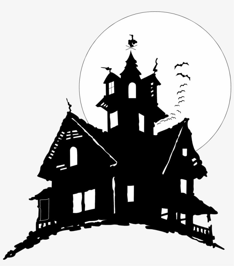 Haunted - Haunted House Vector Free, transparent png #899051