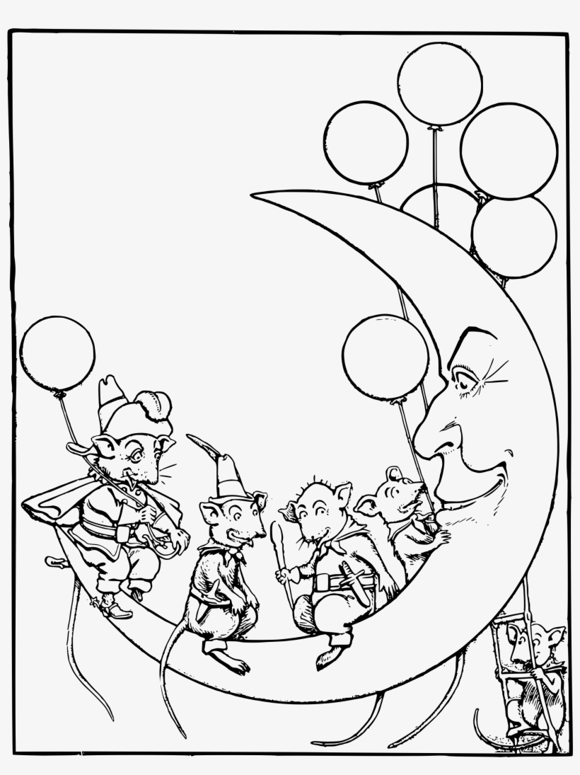 This Free Icons Png Design Of Creepy Moon Mice, transparent png #899451