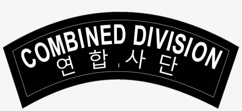 Us Army Combined Division Tab - Army, transparent png #899555