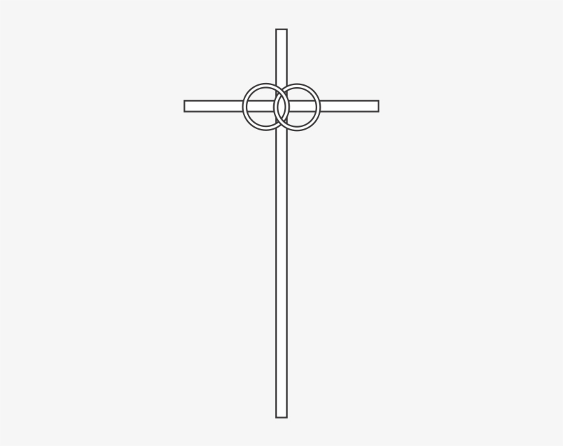 Line Art Cross - Clip Art, transparent png #899798