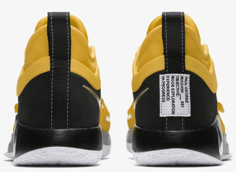 Nike Pg - Pg 2.5 Yellow Black, transparent png #8900199