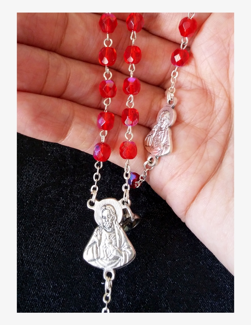 The Rosary Of La Famille Du Sacré-coeur De Jésus - Bead, transparent png #8900292