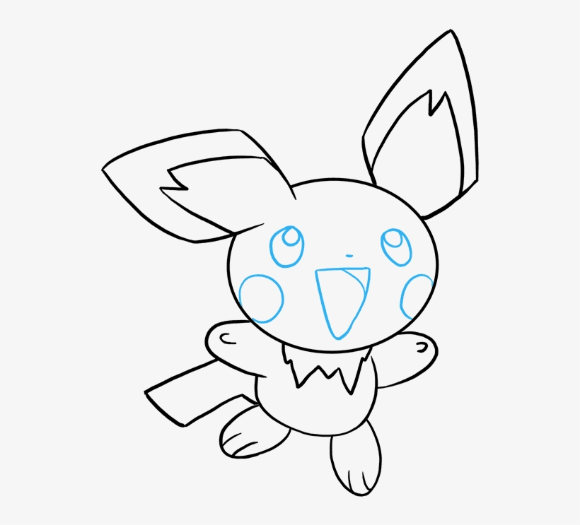 How To Draw Pichu - Drawing Pichu, transparent png #8900333