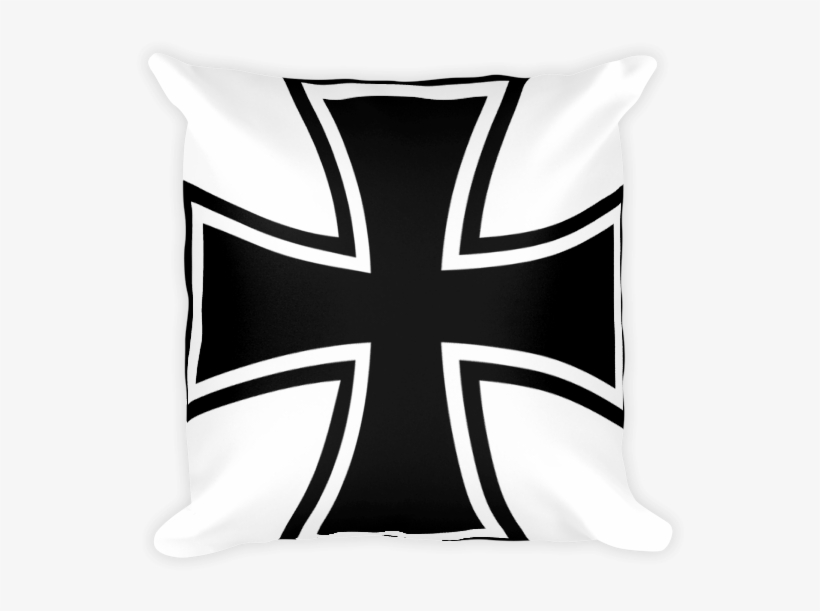 German Iron Cross Basic Pillow - German Iron Cross Clipart, transparent png #8901413