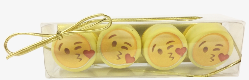 Kiss Emoji Mini Chocolate Covered Oreos - Wood, transparent png #8901891