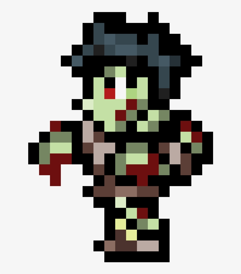 Pixilart Terraria Zombie Mmartist Png Terraria All - Зомби Террария, transparent png #8902399
