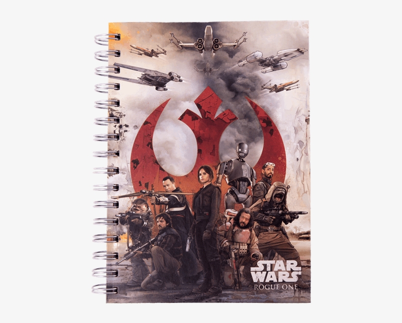 Rogue One Choose A Side A5 Spiral Notebook - Rogue One Movie Posters Original Best Star Wars Posters, transparent png #8902467