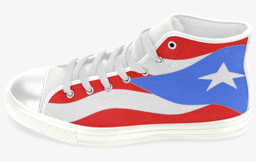 Bandera De Puerto Rico Flag Men's Classic High Top, transparent png #8902814