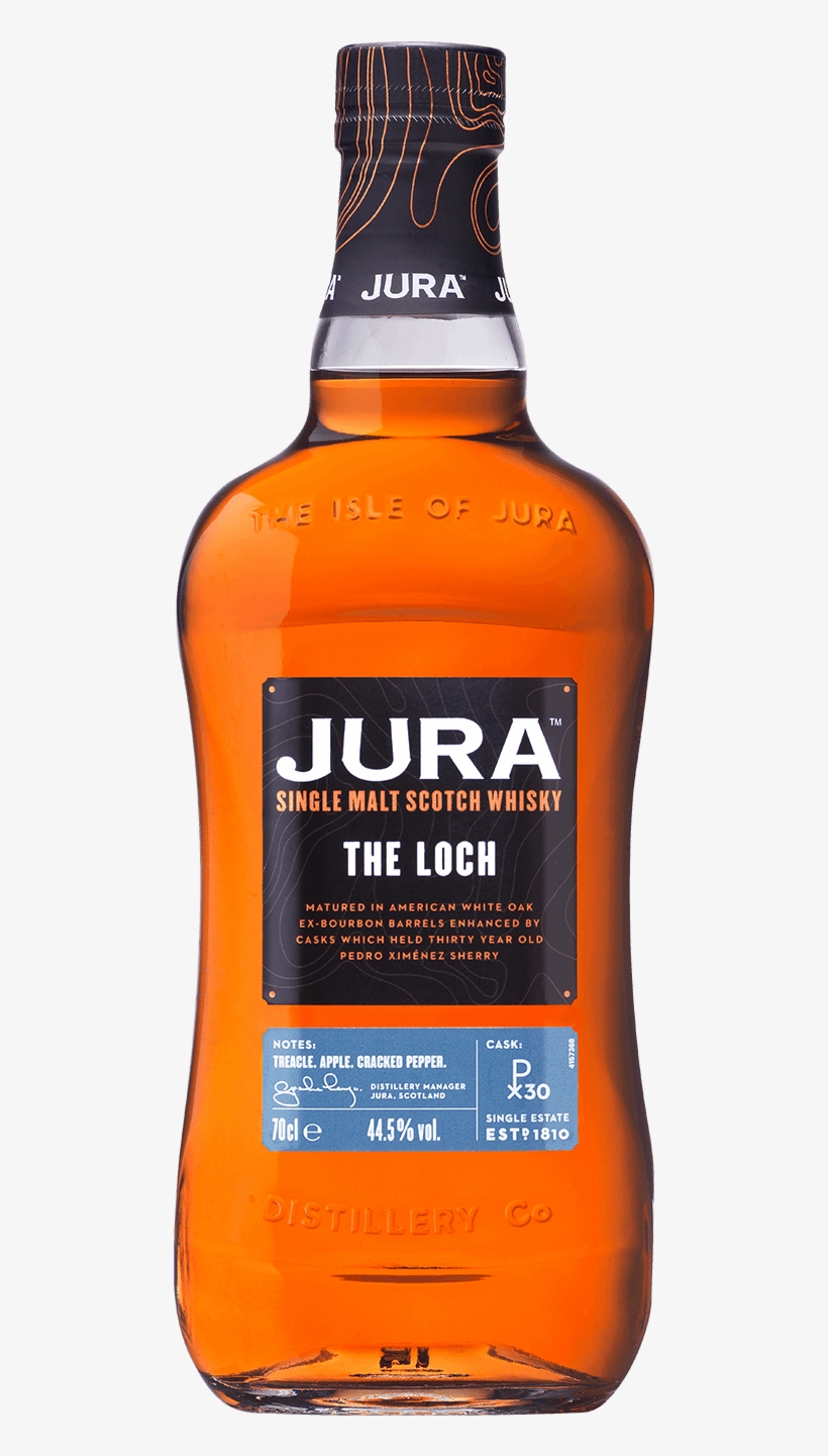 Onpage Bottle Theloch - Jura Seven Wood Single Malt Scotch Whisky, transparent png #8903136