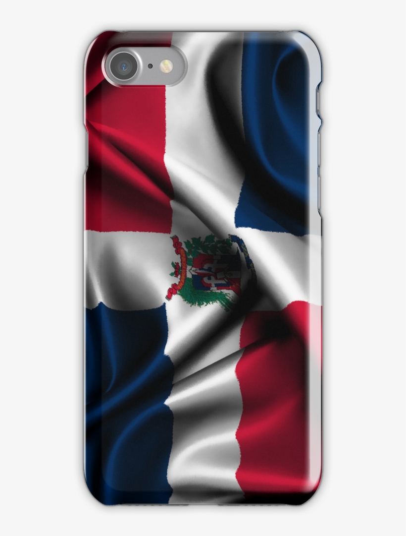 Dominican Republic Flag Drop Iphone 7 Snap Case - Mobile Phone Case, transparent png #8903212