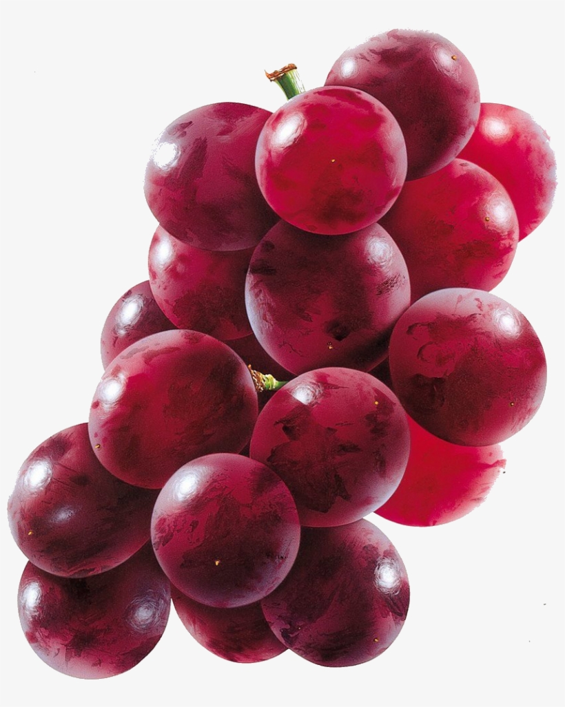 Cacho De Uva Png - Grape Red Fruit Png, transparent png #8904413