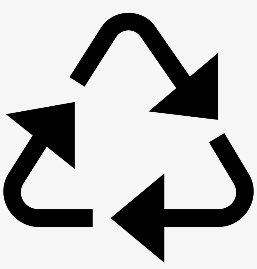 Recycling Icon - Recycle Icon Logo White, transparent png #8904673