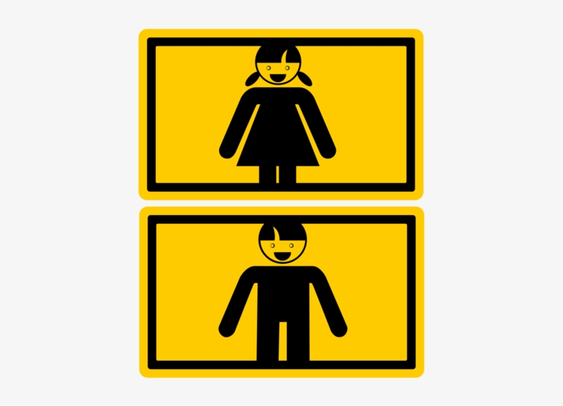 Computer Icons Woman Icon Design Silhouette - Traffic Sign, transparent png #8904715