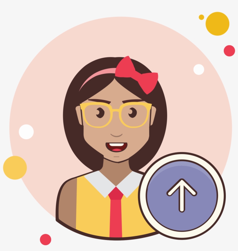 Free Move Up Female Icon - Cartoon, transparent png #8905003