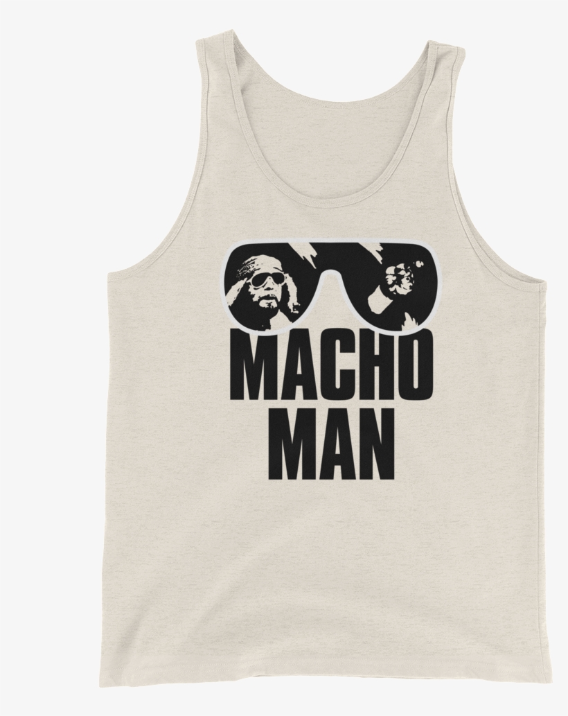 "macho Man" Randy Savage "sunglasses" Unisex Tank - Active Tank, transparent png #8905356