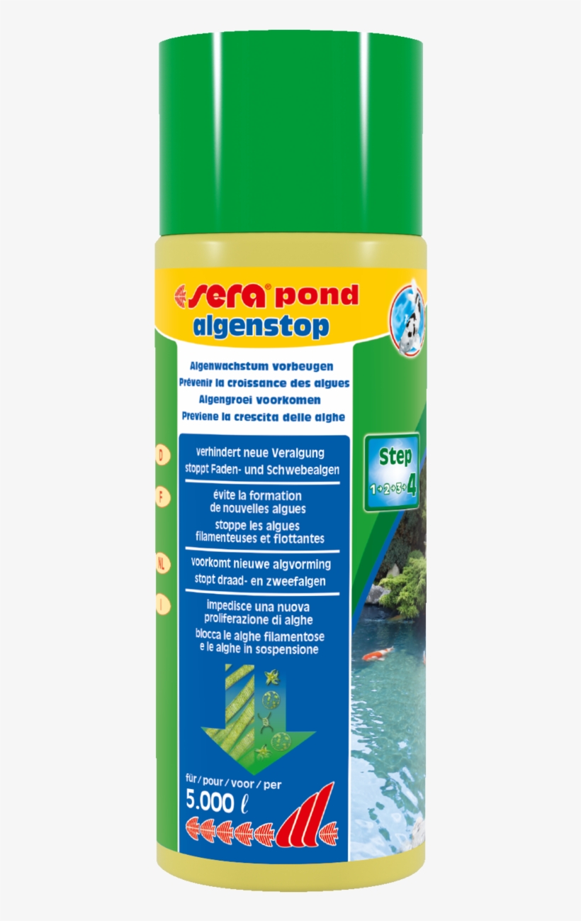 07692 Int Sera Pond Algenstop 500 Ml Top - Prodotti Sera Per Acquari, transparent png #8905363