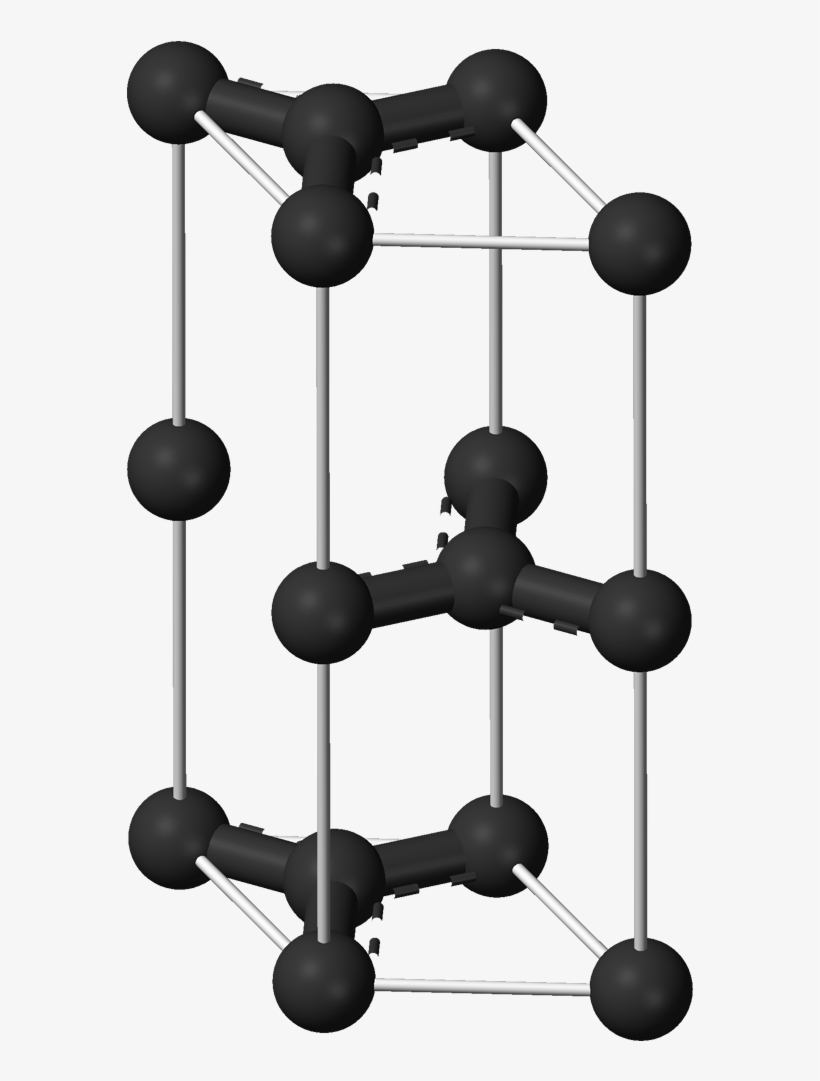 Graphite Unit Cell 3d Balls - Graphite Structure Unit Cell, transparent png #8905525