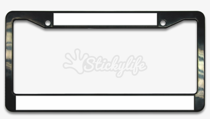 Plastic License Plate Frame - Transparent License Plate Template, transparent png #8905882